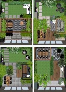 Hoe een tuin indelen strakke en moderne tuin