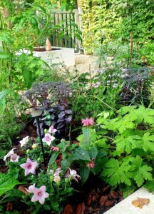 Romantische beplanting