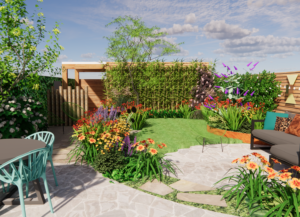 Heerlijke stadstuin met verborgen hoekjes en zonneterras