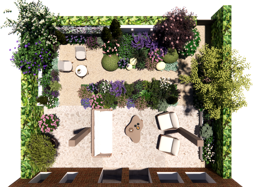 Strakke tuin